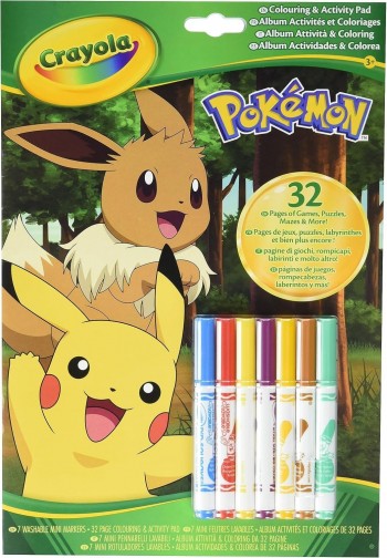 ALBUN COLOREAR + ROTUS POKEMON CRAYOLA