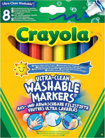 WASHABLE 8 ROTULADORES CRAYOLA
