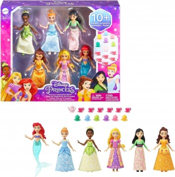 PACK DE 6 MINI PRINCESAS SURTIDAS MATTEL 446HLW91