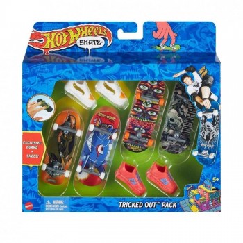 PACK 4 SKATE HOT WHEELS MATTEL 446HGT84