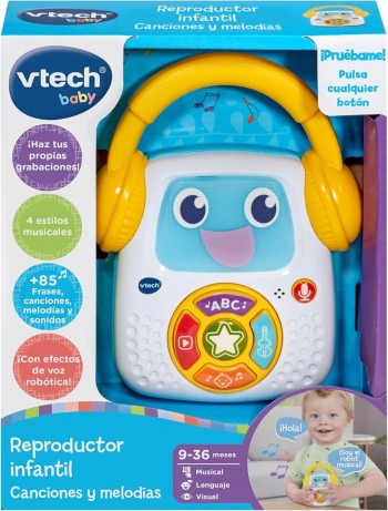 REPRODUCTOR BABY CANCIONES Y MELODIAS VTECH