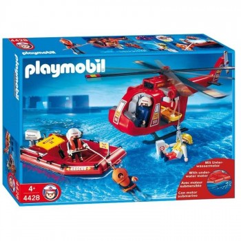 PLAYMOBIL CITY ACTION EQUIPO DE RESCATE MARINO 4428