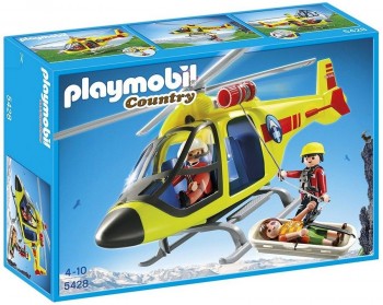 PLAYMOBIL HELICOPTERO RESCATE 5428