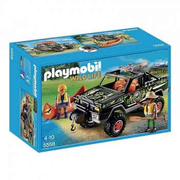 PLAYMOBIL WILD LIFE PICK UP DE AVENTURA 5558