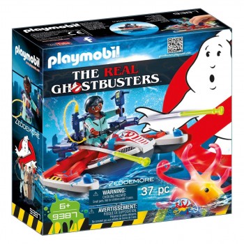 PLAYMOBIL GHOSTBUSTERS ZEDDEMORE CON VEHICULO 9387