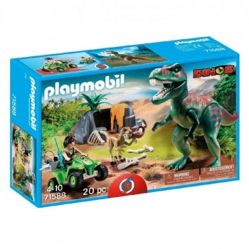 PLAYMOBIL DINO TIRANOSAURIOS REX CON EXPLORADOR 71588