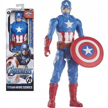 FIGURA TITAN CAPITAN AMERICA MATTEL 456E7877