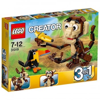 LEGO CREATOR ANIMALES DE LA JUNGLA 31019
