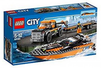 LEGO CITY 4X4 C/ LANCHA 60085