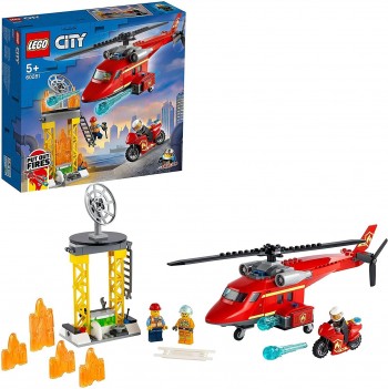 LEGO CITY HELICOPTERO RESCATE DE BOMBEROS 60281