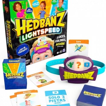 JUEGO HEDBANZ LIGHTSPEED SPIN