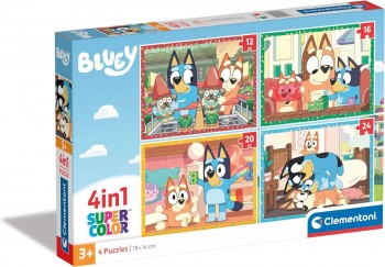 PUZZLE BLUEY 4X 12-16-20-24 CLEMENTONI