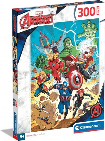 PUZZLE 300 PZAS SUPER AVENGERS CLEMENTONI 21728