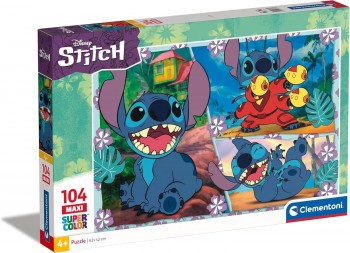 PUZZLE 104 PZAS MAXI STITCH CLEMENTONI 23776