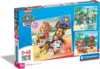 PUZZLE 3X48 PATRULLA CANINA CLEMENTONI 25301