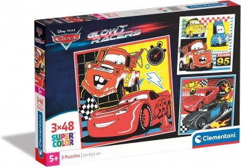 PUZZLE 3X48 PZAS CARS CLEMENTONI 25309