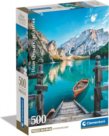 PUZZLE 500 PZAS BRAIES LAKE CLEMENTONI 35538