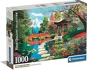 PUZZLE 1000 PZAS FUJI GARDEN CLEMENTONI 39910