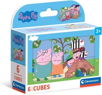 ROMPECABEZAS PEPPA PIG 6 CUBOS CLEMENTONI 40659