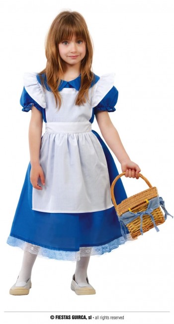 Z ONLINE DISFRAZ ALICIA BLUE LITTLE GIRL INFANTIL GUIRCA 77316