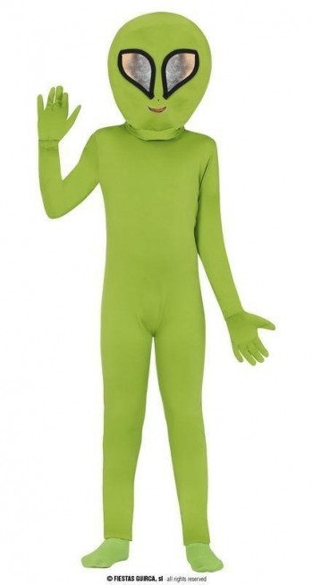 DISFRAZ ALIEN VERDE INFANTIL GUIRCA 78300