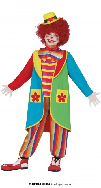 DISFRAZ PAYASO FLO CHAQUETA INFANTIL GUIRCA 81046