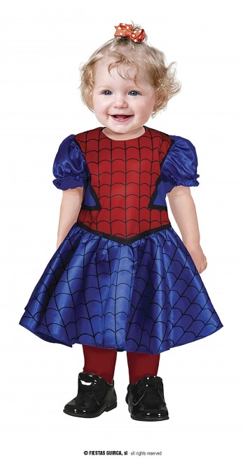 DISFRAZ SPIDER NIÑA INFANTIL GUIRCA 82050