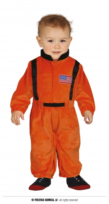 DISFRAZ ASTRONAUTA NARANJA BEBE GUIRCA 82054