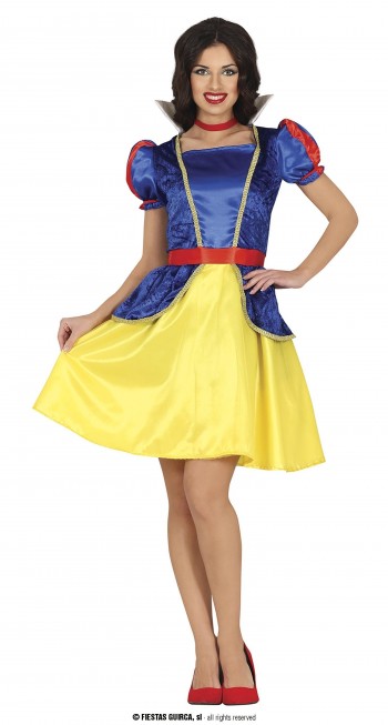 DISFRAZ BLANCANIEVES FALDA MUJER ADULTA GUIRCA 84111