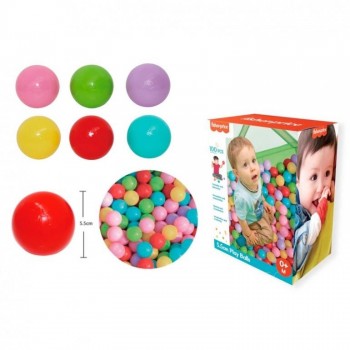 PACK DE 100 PELOTAS MULTICOLOR FISHER