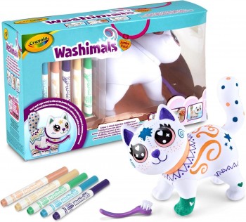 WASHIMALS MEGA GATO CRAYOLA