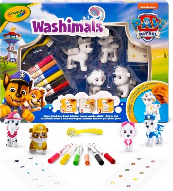 WASHIMALS PATRULLA CANINA CRAYOLA