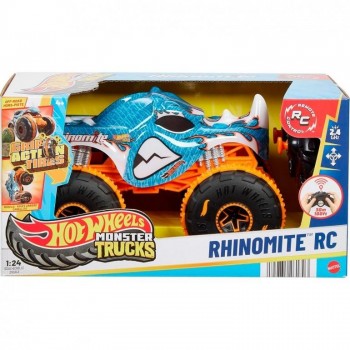 HOT WHEELS MONSTER TRUCKS TRANSFORMING RHINOMITE R/C MATTEL