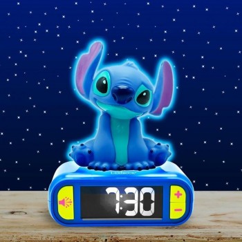 RELOJ DESPERTADOR STITCH LEXIBOOK