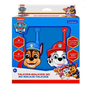 WALKIE TALKIES 3D PATRULLA LEXIBOOK