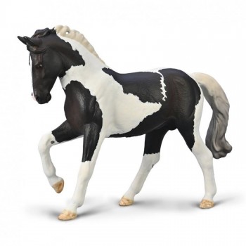 ANIMAL COLLECTA CABALLO SEMENTAL TOBIANO NEGRO 80027
