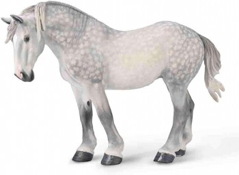 ANIMAL COLLECTA YEGUA PERCHERON GRIS MOTEADA 80029