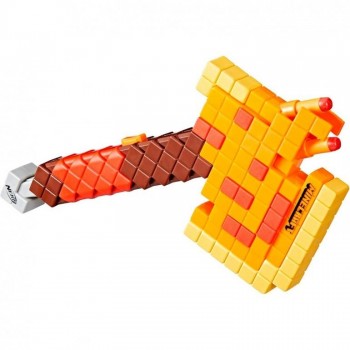 NERF MINECRAFT HACHA LANZADARDOS HASBRO 456F8953