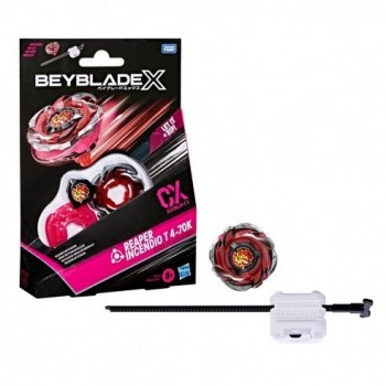 BEYBLADE LANZADOR X KITS INICIALES REAPER INCENDIO HASBRO 456G0840