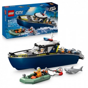 LEGO CITY PERSECUCION EN BARCO POLICIA 60456