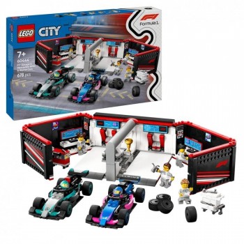LEGO CITY GARAJE F1 CON COCHES MERCEDES AMG-ALPINE 60444