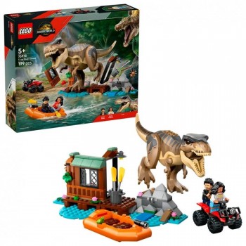 LEGO JURASSIC WORLD HUIDA POR EL RIO DE REX 76975