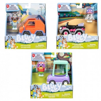 VEHICULO BASICO SURTIDO BLUEY PIZZERO MOOSE