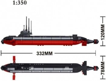 ARMY CONSTRUCCION B0391 SUBMARINO