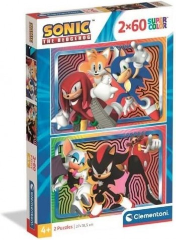 PUZZLE 2X60 SONIC CLEMENTONI 24821