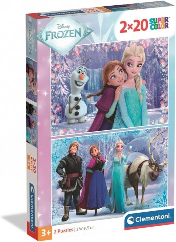 PUZZLE 2X20 FROZEN CLEMENTONI 24825