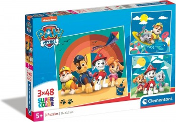 PUZZLE 3X48 PATRULLA CANINA CLEMENTONI 25291