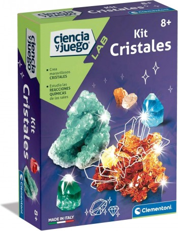 KIT LABORATORIO DE CRISTALES CLEMENTONI 55533