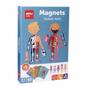 MAGNETICO CUERPO HUMANO 63 PZAS APLI 18531