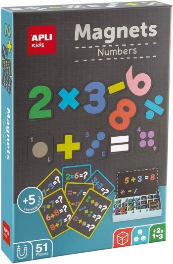 MAGNETICO NUMEROS 51 PZAS APLI 19444